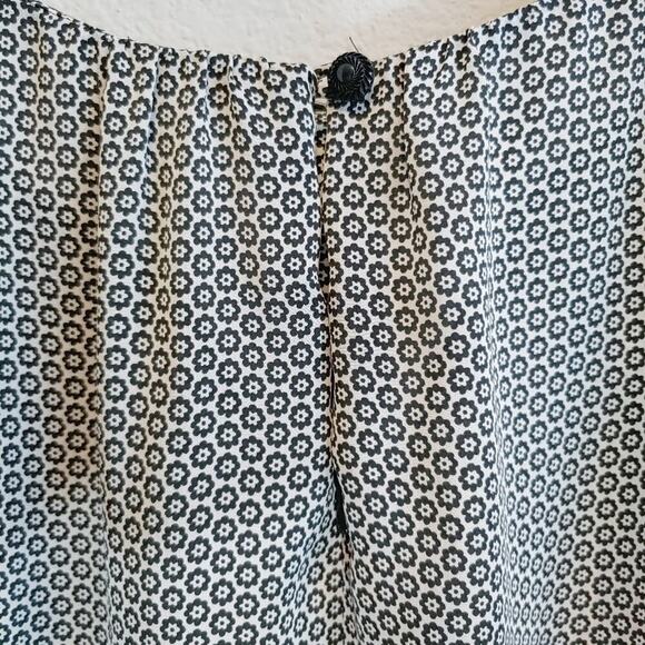 Anthropologie Leifsdottir Silk Short Sleeves Romantic Pullover Blouse Sz 12 - Picture 9 of 11